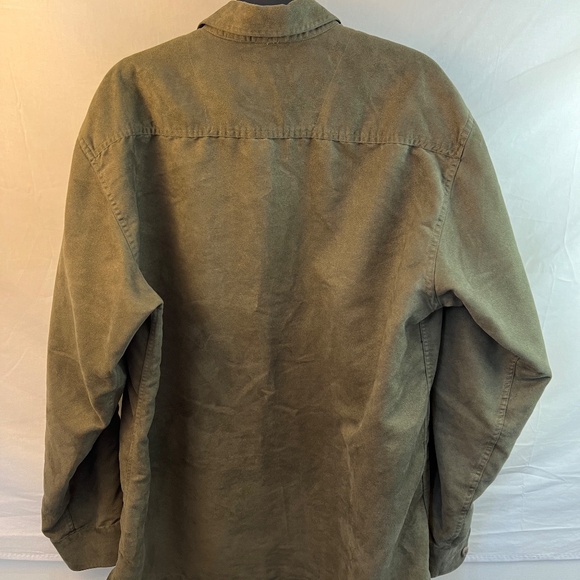 Vintage 'V Uomo' Micro Suede Button Up Shirt - Cropped/Japanese Medium - Unisex - Picture 8 of 9